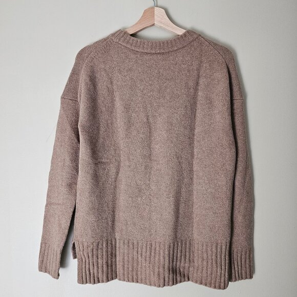 Jcrew Oversized Crewneck Merino Alpaca Supersoft Yarn - 2018 - Camel - Sz XXS - Picture 2 of 13